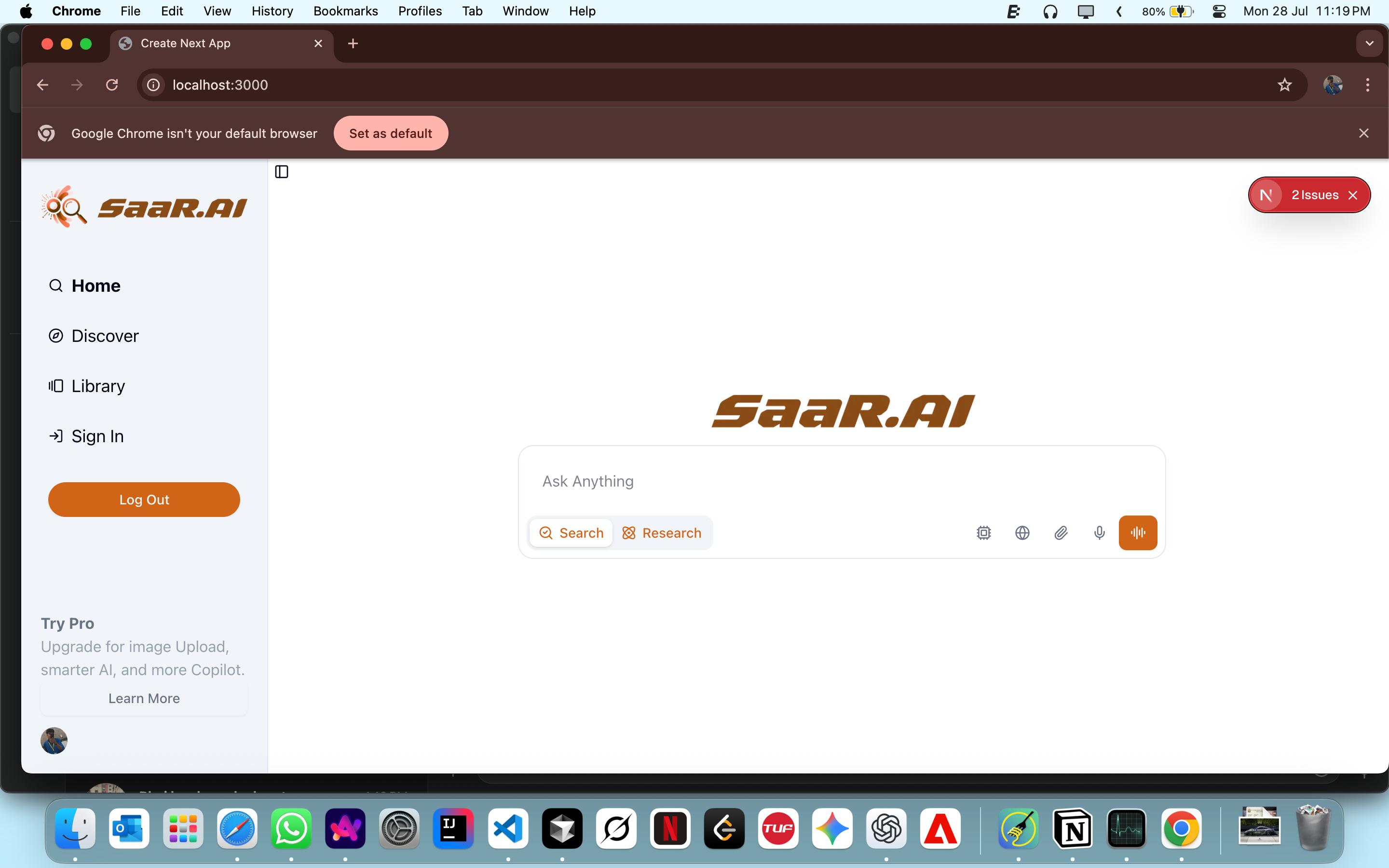 Saar.ai Project Screenshot