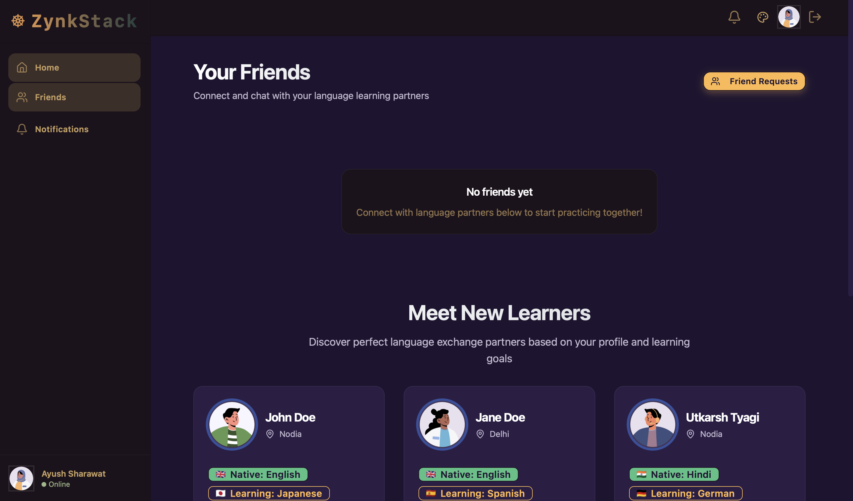 ZynkStack Project Screenshot